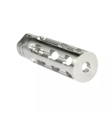 1/2x28 Muzzle Brake for AR-15, Stainless Steel