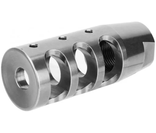.223/5.56 1/2-28 TPI Compact Muzzle Brake – SS – MZ1002SS-N