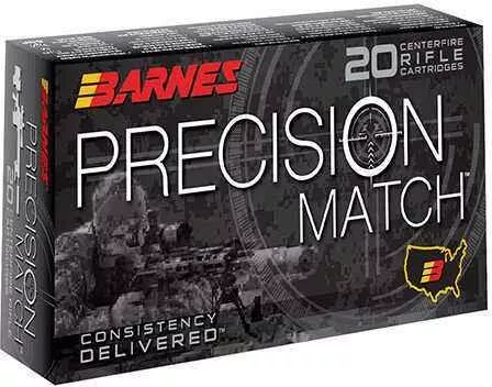 260 Remington 20 Rounds Ammunition Barnes 140 Grain Open Tip Match