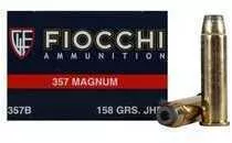 357 Magnum 50 Rounds Ammunition Fiocchi Ammo 158 Grain Hollow Point