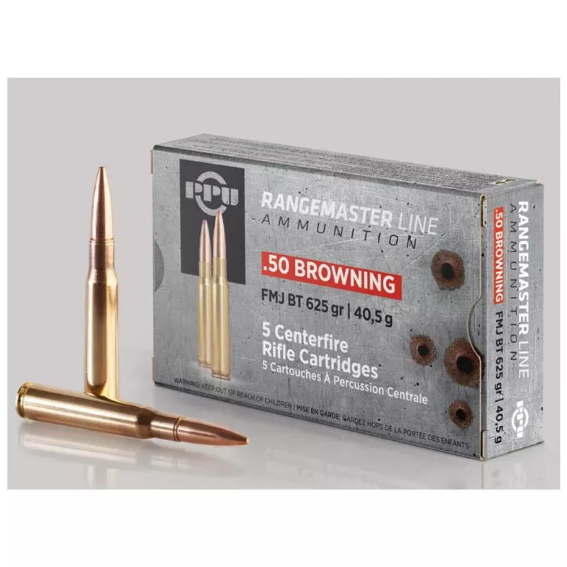 .50 BMG RangeMaster FMJ 625gr MC 120 Rounds
