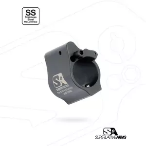 .625″ Adjustable Gas Block | Black