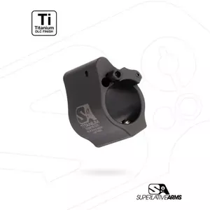 .625 Adjustable Gas Block | Titanium | Black