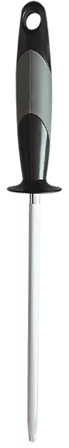 AccuSharp 032C Sharpening Steel9" Black Overmolded Rubber Handle Steel
