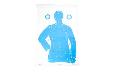 Action Target Action Target B-21E Qualification Target - Vital Blue 100-Pack