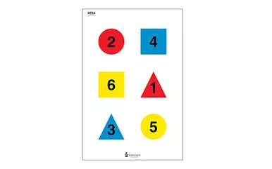 Action Target Action Target Discretionary Command Training Target - 100 Pack for Shooting Range Practice