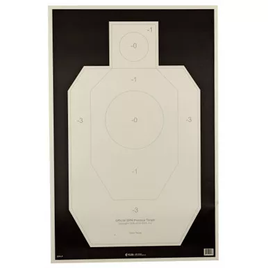 Action Target Action Target Officially Licensed IDPA Practice Target - 100 Pack for Shooting and Training