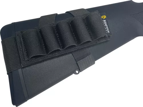 ADAPTIVE TACTICAL STOCK – MOUNTED SHOTSHELL CARRIER BLK