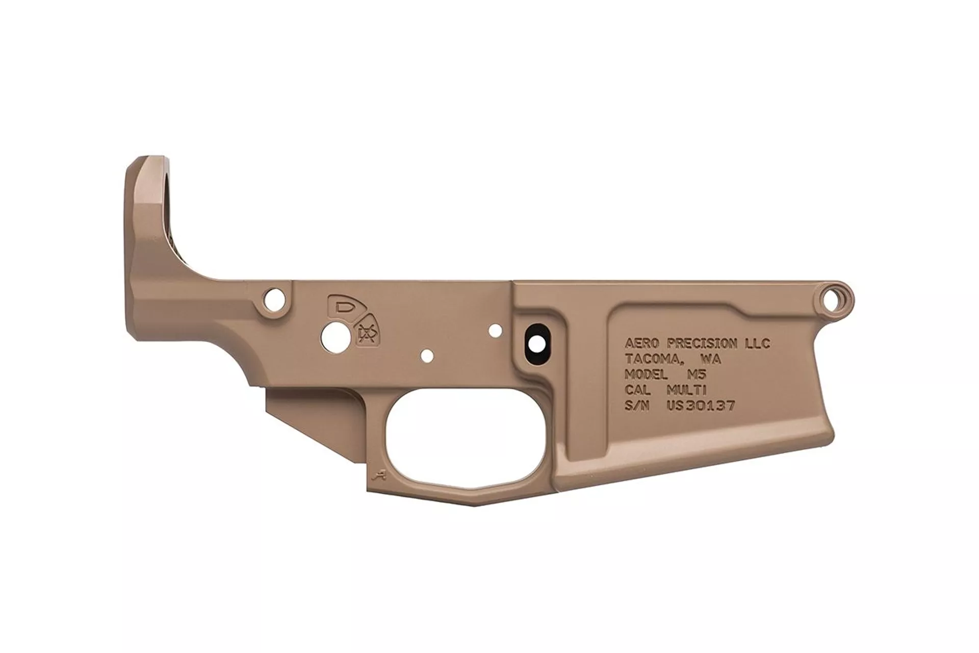 Aero Precision M5 AR-10/308 Stripped Lower Receiver – BLEM – FDE – APAR308005BC