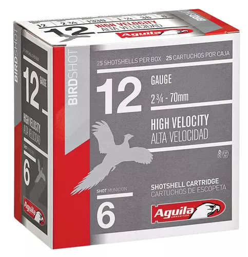 Aguila 1CHB1206 Game Load12Gauge 2.75" 1 1/4oz 6Shot 25 Per Box/10 Case