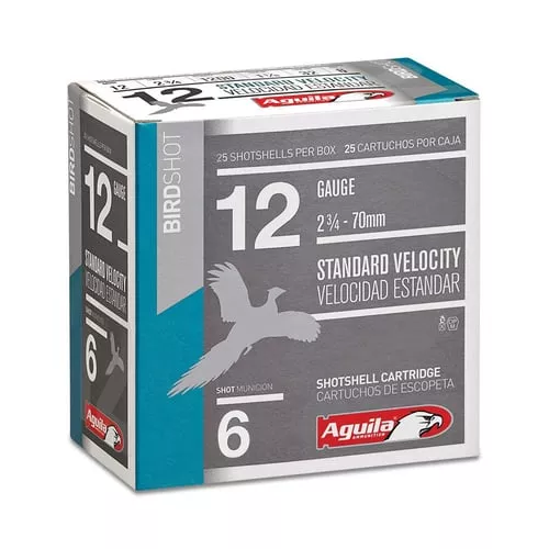 Aguila 1CHB1216 Game Load12Gauge 2.75" 1 1/8oz 6Shot 25 Per Box/10 Case