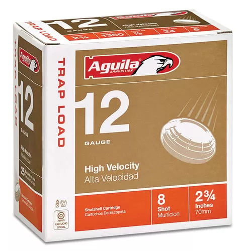 Aguila 1CHB1252 Target Load Competition 12Gauge 2.75" 7/8oz 8Shot 25 Per Box/10 Case