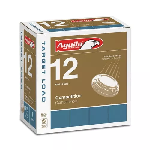 Aguila 1CHB1280 Target Load Competition 12Gauge 2.75" 1 1/8oz 8Shot 25 Per Box/10 Case