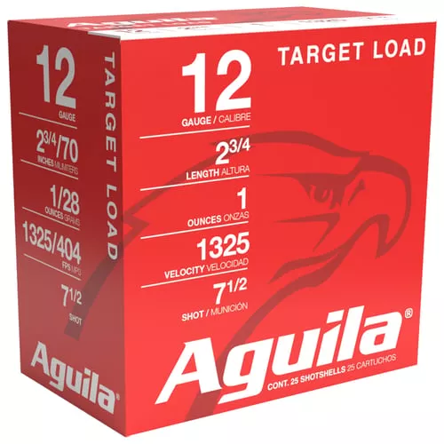 Aguila 1CHB1285 Sporting Clays12Gauge 2.75" 1oz 7.5Shot 25 Per Box/10 Case