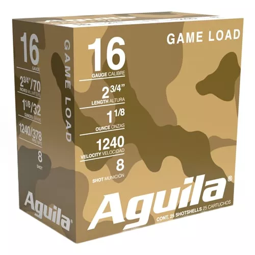 AGUILA 1CHB1608 GAME 16G 2.75 #811/8OZ 25/10