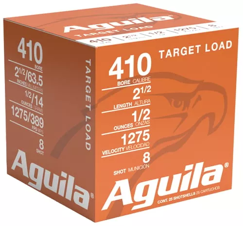 Aguila 1CHB4139 Target Load410Gauge 2.50" 1/2oz 9Shot 25 Per Box/20 Case