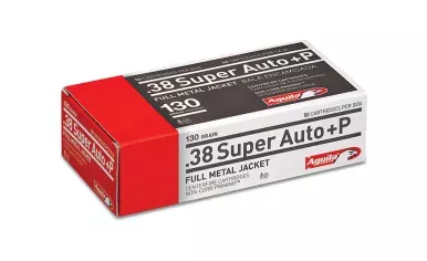 Aguila 38 Super Auto +P 130 Gr FMJ, 50 Rnds