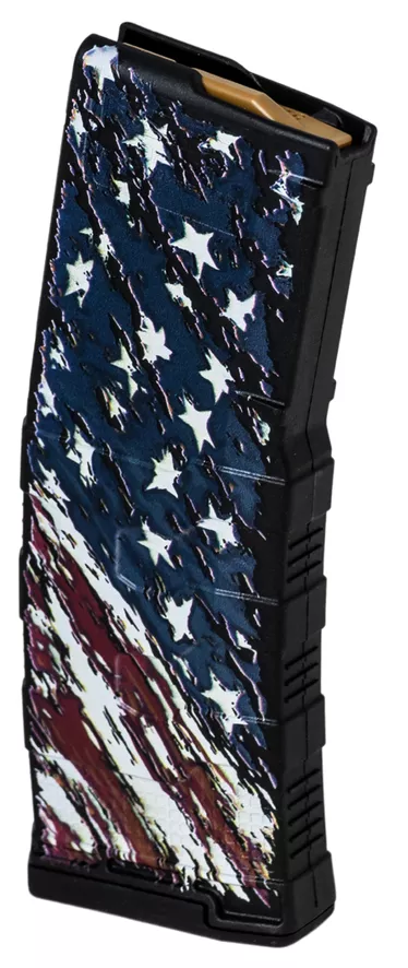 AMEND2 MAG AR15 5.56 BLK MOD3 AMERICAN FLAG 30RD