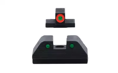 AmeriGlo Trooper Green Tritium w/Orange Outline Sights for S&W M&P 2.0