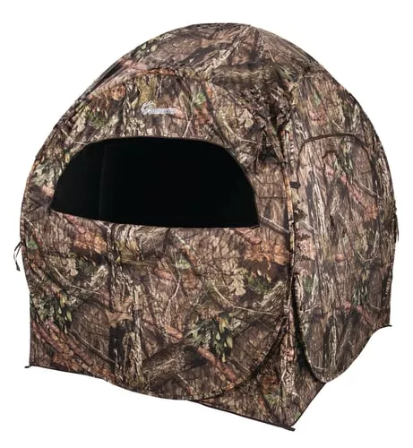 Ameristep AMSAMEBL1010 Doghouse Run & Gun Blind Mossy Oak Break-Up Country 300 Durashell Plus