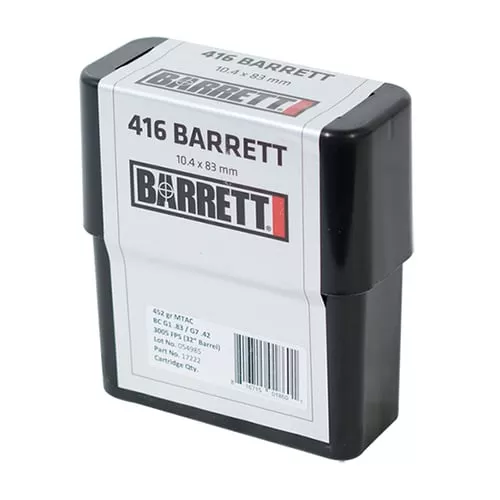 AMMO 416BAR 452GR MTAC 80RD# |