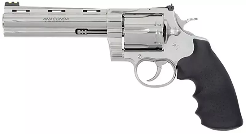 Anaconda 6″ 44MAG SS Hogue GFO 6RD