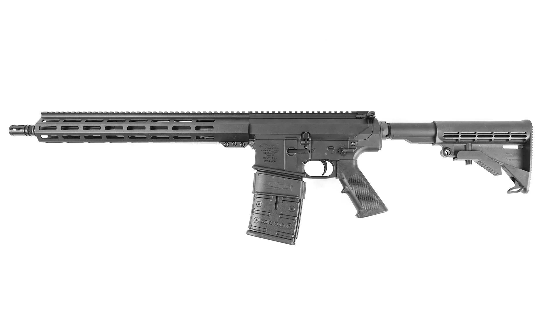 Anderson 18″ .308 M-LOK Slick-Side AR-10 Compmag Rifle – 18344