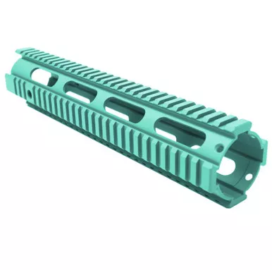 AR-15 12" Mid Length Free Float Handguard - Cerakote - Robins Egg