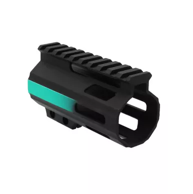 AR-15 4" M-LOK Parallelogram Handguard - MADE IN USA - CERAKOTE GRADIENT ROBINS EGG