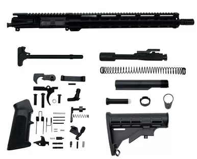 AR-15 5.56 Nato 16″ Rifle Upper Complete Build Kits Assembled Black barrel Upper