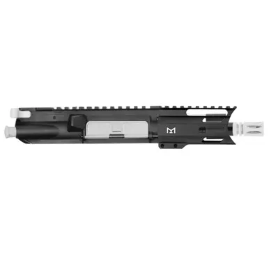AR-15 5.56 NATO 5'' PISTOL - FORGED UPPER WITH 4'' HANDGUARD - BRIGHT WHITE