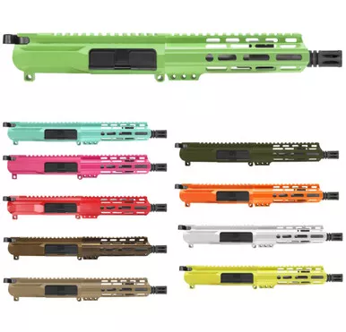 AR-15 5.56 NATO 7.5'' PISTOL - BILLET UPPER WITH 7'' HANDGUARD COLOR SET OPTIONS