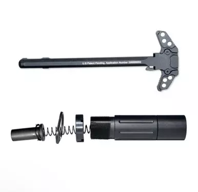 AR-15 Short Buffer Tube System - Ambi Charging Handle Combo - Anodized Colors