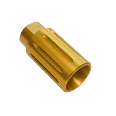 AR-9/9X19 Flash Can Muzzle Brake Aluminum - Anodized Gold