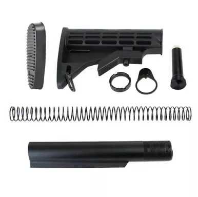AR15 6 Position Stock Kit With Buttpad Combo - Commercial
