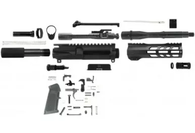 AR15 Unassembled Pistol Kit 5.56 Nato 7.5 Barrel W/LPK