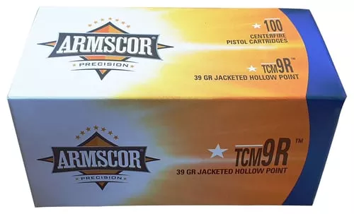 Armscor 50328 Precision Value Pack 22TCM 39gr Jacket Hollow Point 100 Per Box/12 Case