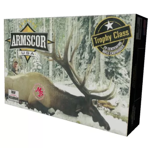 Armscor FAC375HH300G USA Trophy Class 375 H&H Mag 300 gr Trophy Bonded 20 Per Box/ 8 Cs