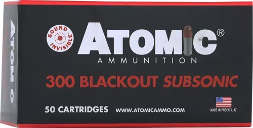 Atomic 300 AAC 220 Grain Subsonic – Hpbt 50RD 10BX/cs