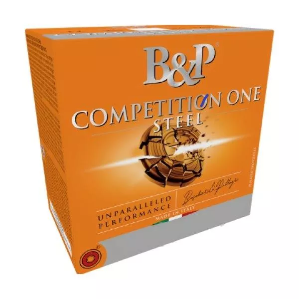 B&P Competition One Steel Shot Shotshells 12ga 2-3/4″ 1oz 1375 fps #7.5 25/ct