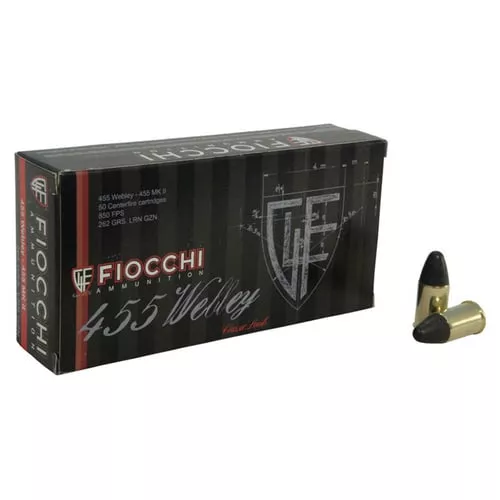BARGAIN FIOCCHI 455A .455 WEBLEY 262G LRN GZN 50