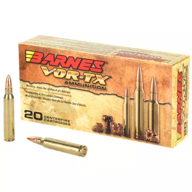 Barnes Barnes VOR-TX 223 Remington 55 Grain TSX Flat Base Ammunition - Precision Hunting Round
