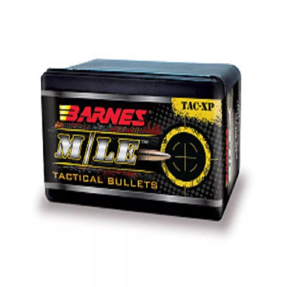 Barnes M/LE TAC-XP Pistol Bullets .40 S&W/10mm .400″ 125 gr FB HP 40/ct