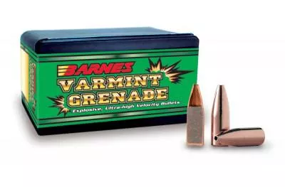 Barnes Varmint Grenade Rifle Bullets 6mm .243″ 62 gr VGFB 100/ct