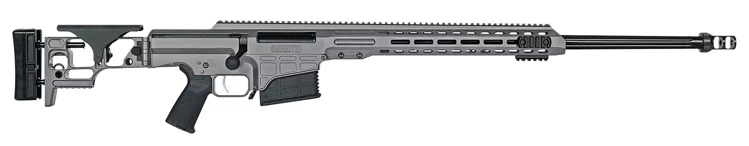 Barrett 18489 MRAD300 Win Mag 26″ 10+1 Gray Gray Folding with Adjustable LOP Stock Black Polymer Grip Right Hand