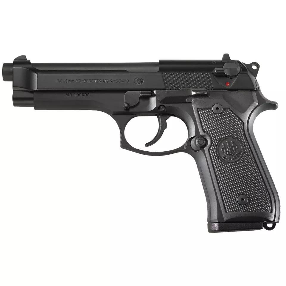 Beretta M9 9mm Pistol 4.9" Barrel 10-Round Black