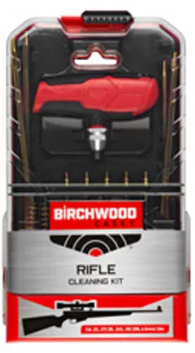 Birchwood Casey Universal Rifle Cleaning Kit, 21 Piece, Unique Handle