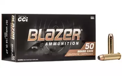 Blazer .357 Magnum 158gr JHP Brass 50 Round Box