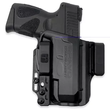 Bravo Concealment Torsion 3.0, IWB Concealment Holster, 1.5" Belt Clips, Fits Taurus G2c, Right Hand, Polymer Construction, Black BC20-1029