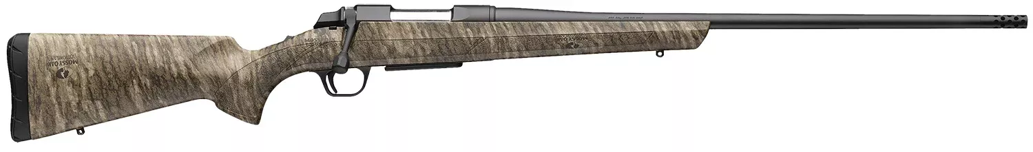 Browning 035841224 AB3270 Win 4+1 22" Matte Blued Threaded Sporter Barrel, Matte Blued Drilled & Tapped Steel Receiver, Fixed w/Textured Grip Panels Mossy Oak Bottomland Composite Stock